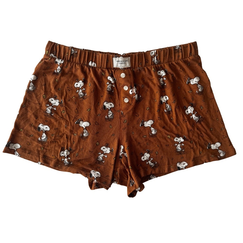 AE Luxe Plush Snoopy Pajama Set, L - Picture 6 of 7
